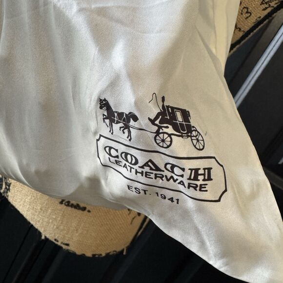 Coach Sophia Black Gathered Leather Handbag Purse Excellent Condition Used - Picture 13 of 13